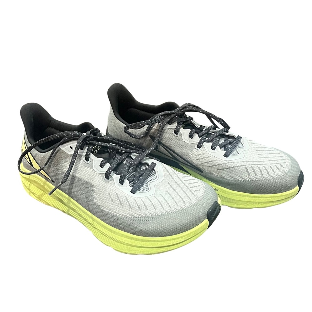 Altra Experience Form Mens 10.5 Grey Lime Green Stability Running Shoes